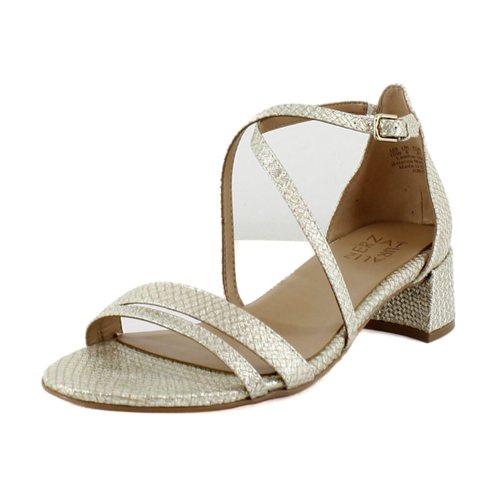 Naturalizer June Strappy Block Heel, Women, Low Heel, 8 M, Cremosa Taupe